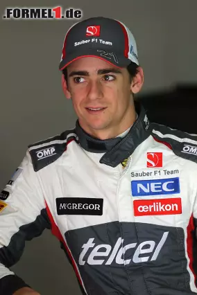 Foto zur News: Diäterfolge: Sauber-Pilot Esteban Gutierrez verdeutlichte, dass die Schweizer nach der Gewichtsreduktion Fortschritte machen.