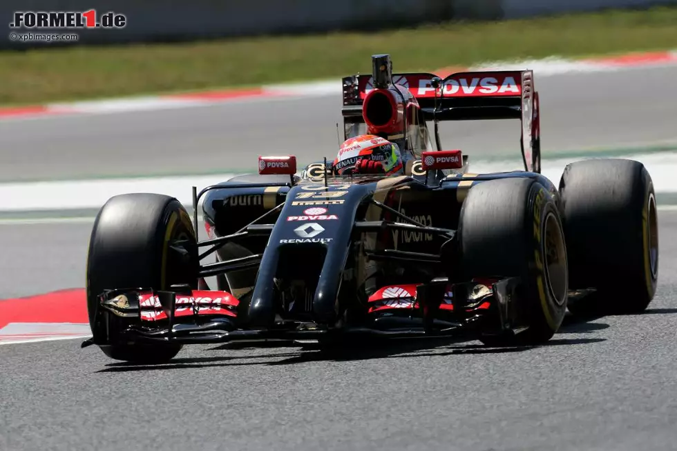 Foto zur News: Pastor Maldonado und Lotus scheinen in Barcelona im Aufwind zu sein, nachdem die Saison in Übersee ein Debakel war. Bestzeit am Mittwoch!