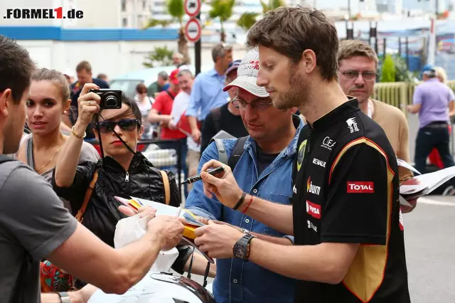 Foto zur News: ... Romain Grosjean, ...