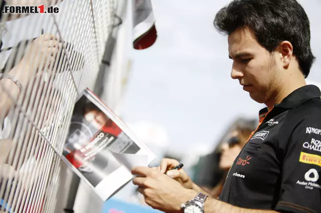 Foto zur News: ... Sergio Perez, ...
