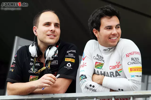 Foto zur News: Sergio Perez mit Gianpiero Lambiase