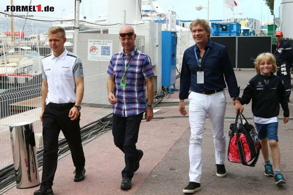 Foto zur News: Kevin Magnussen (McLaren) und Jan Magnussen