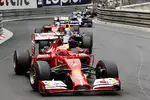 Foto zur News: Kimi Räikkönen (Ferrari), Daniel Ricciardo (Red Bull), Fernando Alonso (Ferrari) und Kevin Magnussen (McLaren)