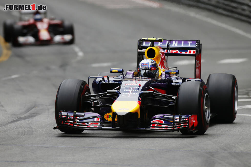 Foto zur News: Daniel Ricciardo hatte im Gegensatz zu Vettel keine Probleme und holte als Dritter das Maximum heraus.