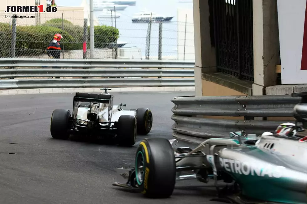 Foto zur News: Nico Rosberg (Mercedes) und Lewis Hamilton (Mercedes)