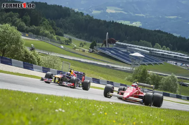 Foto zur News: Gerhard Berger fuhr zum ersten Mal seit 1988 wieder im Ferrari 88C