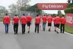 Foto zur News: Marussia-Trackwalk