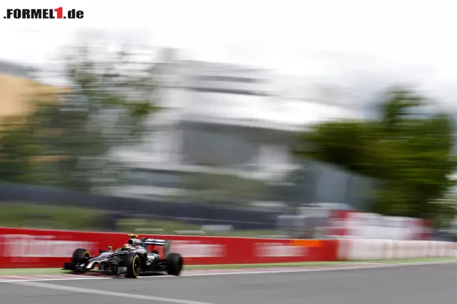 ... Kevin Magnussen im ersten McLaren und... Foto zur News: ... Kevin Magnussen im ersten McLaren und...