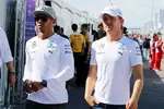 Foto zur News: Lewis Hamilton (Mercedes) und Nico Rosberg (Mercedes)