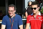 Foto zur News: Jacques Villeneuve (Schmidt) und Jules Bianchi (Marussia)