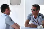 Foto zur News: Eric Boullier und Sam Michael