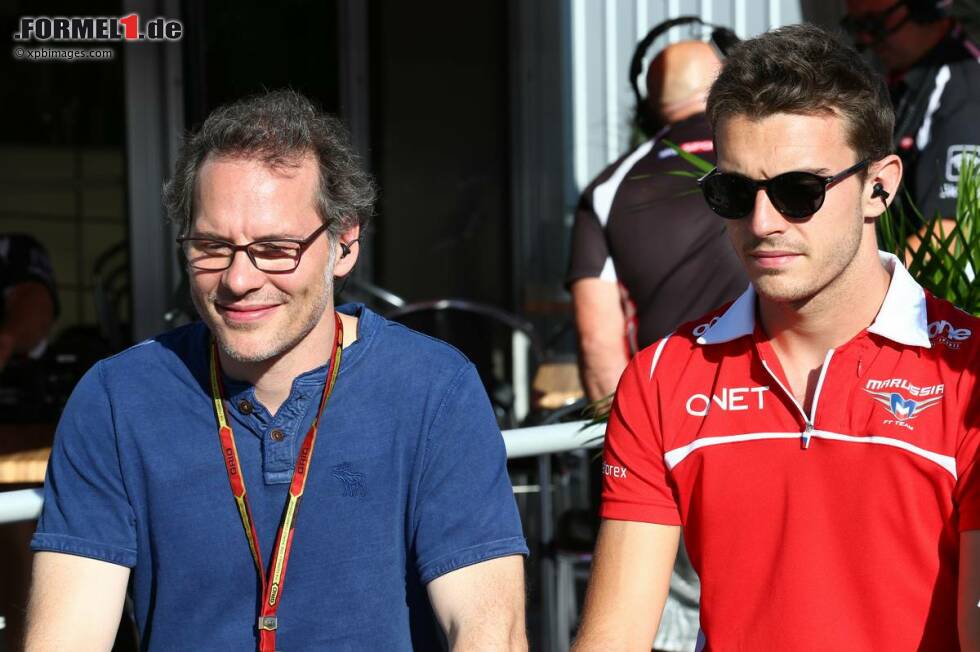 Foto zur News: Jacques Villeneuve (Schmidt) und Jules Bianchi (Marussia)