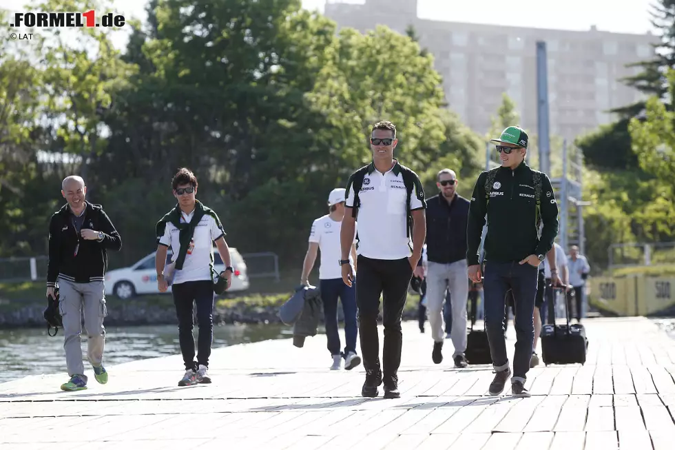 Foto zur News: Marcus Ericsson (Caterham) und Kamui Kobayashi (Caterham)