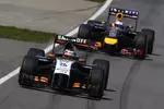 Gallerie: Nico Hülkenberg (Force India) und Sebastian Vettel (Red Bull)