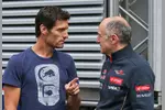 Foto zur News: Mark Webber (Porsche) und Franz Tost