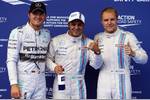 Gallerie: Felipe Massa (Williams) nach fast 6 Jahren wieder auf der Pole-Postion vor Valtteri Bottas (Williams) und Nico Rosberg (Mercedes)