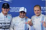 Gallerie: Nico Rosberg (Mercedes), Felipe Massa (Williams) und Valtteri Bottas (Williams)