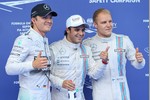 Gallerie: Nico Rosberg (Mercedes), Felipe Massa (Williams) und Valtteri Bottas (Williams)
