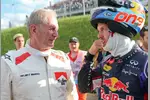 Foto zur News: Helmut Marko und Sebastian Vettel (Red Bull)