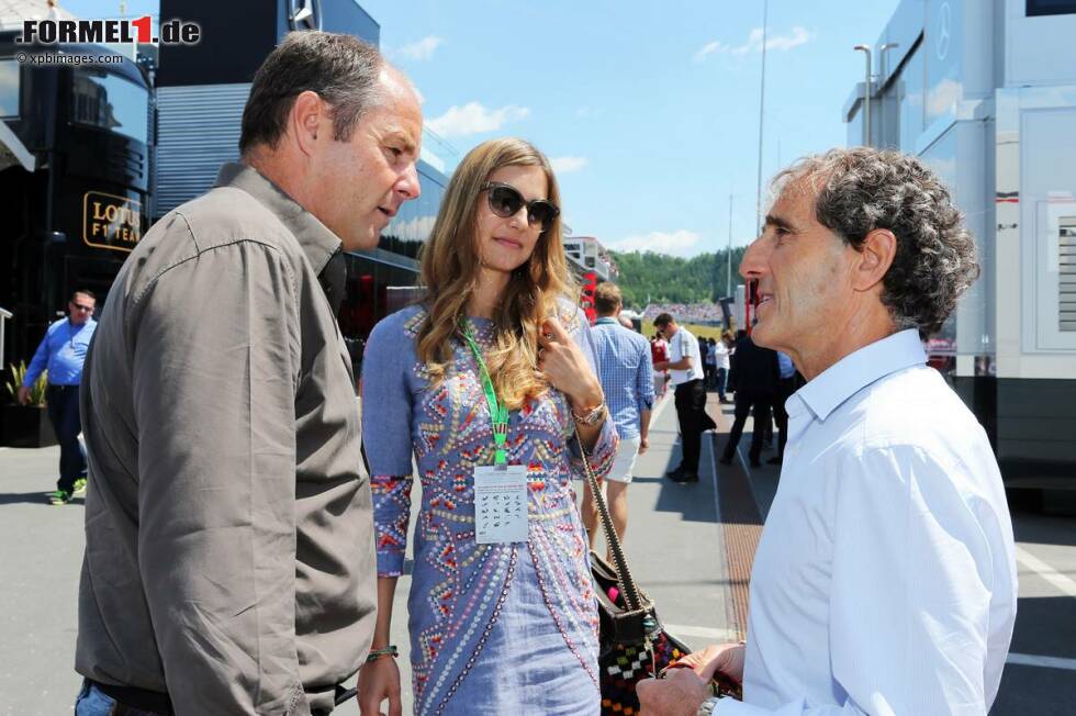 Foto zur News: Gerhard Berger und Alain Prost