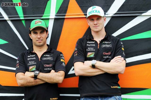 Foto zur News: Vijay Mallya will Sergio Perez und Nico Hülkenberg bei Force India halten