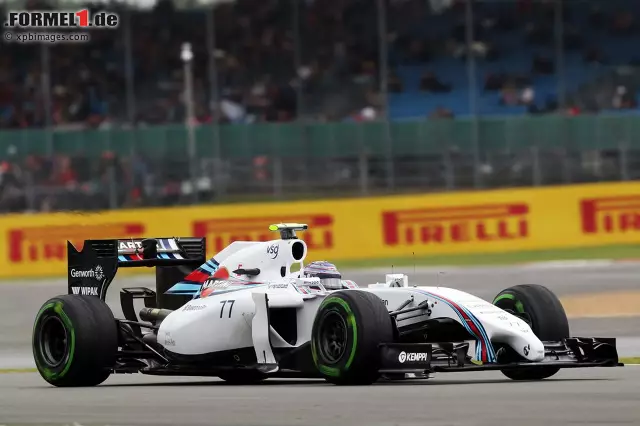 Stark: Vallteri Bottas (Williams) stand als Zweiter nach seinem Podestbesuch in Österreich schon wieder auf dem Siegertreppchen. Foto zur News: Stark: Vallteri Bottas (Williams) stand als Zweiter nach seinem Podestbesuch in Österreich schon wieder auf dem Siegertreppchen.