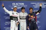 Gallerie: Nico Rosberg (Mercedes), Sebastian Vettel (Red Bull) und Jenson Button (McLaren)