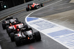 Foto zur News: Max Chilton (Marussia), Adrian Sutil (Sauber), Jules Bianchi (Marussia) und Esteban Gutierrez (Sauber)