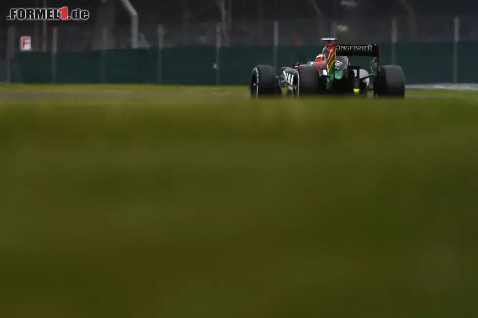 Foto zur News: Für Nico Hülkenberg (Force India) gab es auf Rang acht immerhin noch ein paar Punkte.