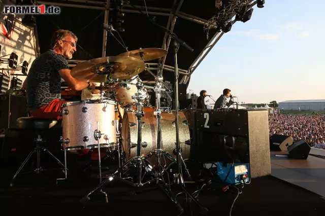 Eddie Jordan ist begeisterter Drummer Foto zur News: Eddie Jordan ist begeisterter Drummer