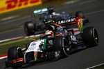 Gallerie: Sergio Perez (Force India) und Lewis Hamilton (Mercedes)