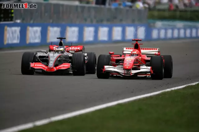 2006 schaffte es Michael Schumacher im Ferrari auf P8 - einen Rang hinter Teamkollege Felipe Massa Foto zur News: 2006 schaffte es Michael Schumacher im Ferrari auf P8 - einen Rang hinter Teamkollege Felipe Massa