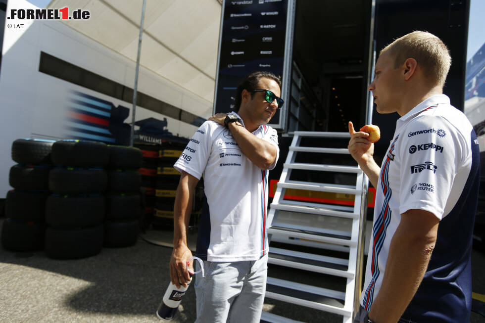 Foto zur News: Felipe Massa (Williams) und Valtteri Bottas (Williams)