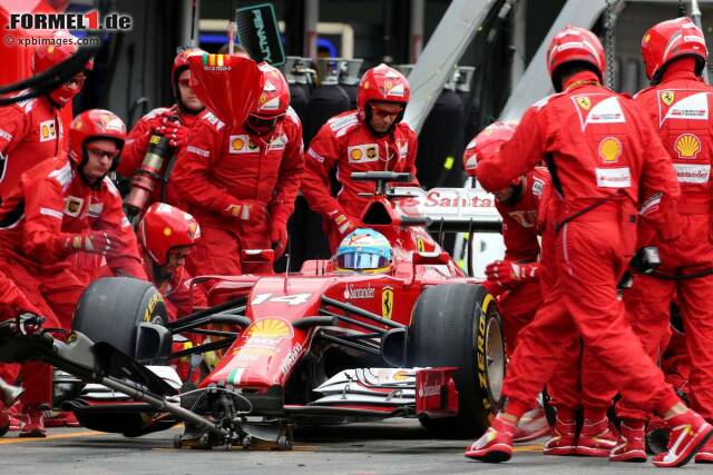 Foto zur News: Fernando Alonso holte mal wieder das Maximum aus dem Ferrari F14 T heraus