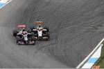 Foto zur News: Daniil Kwjat (Toro Rosso) und Sergio Perez (Force India)