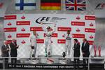 Gallerie: Valtteri Bottas (Williams), Nico Rosberg (Mercedes) und Lewis Hamilton (Mercedes)