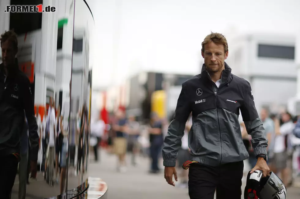 Foto zur News: Auch Jenson Button erntete Punkte, als Achter kam der McLaren-Fahrer über die Ziellinie.