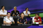 Monisha Kaltenborn, Eric Boullier, Vijay Mallya, Christian Horner, Claire Williams und Marco Mattiacci 