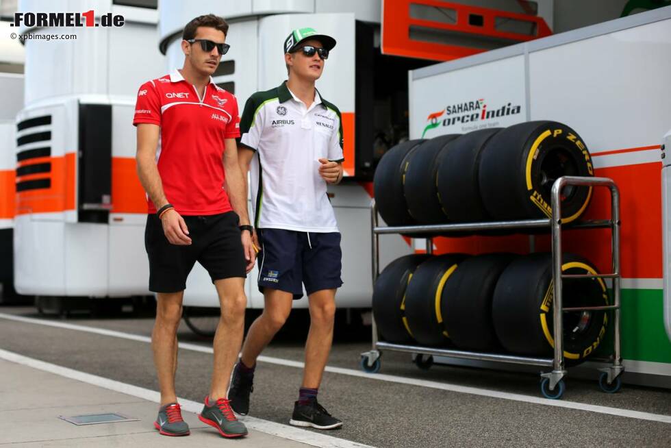 Foto zur News: Jules Bianchi (Marussia) und Marcus Ericsson (Caterham)