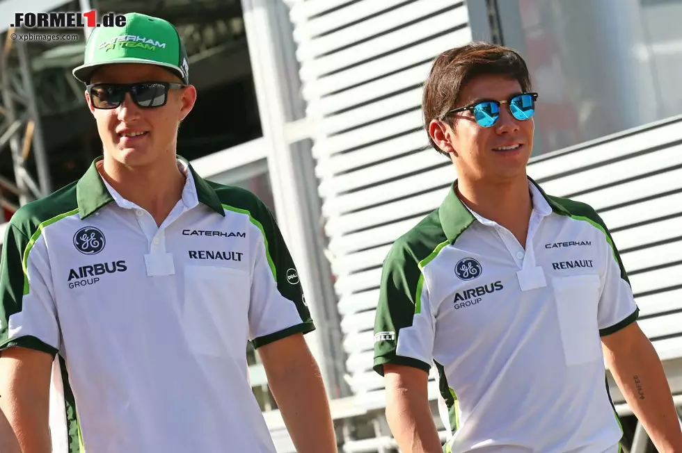 Foto zur News: Marcus Ericsson (Caterham) und Kamui Kobayashi (Caterham)