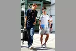 Foto zur News: Alexander Wurz (Toyota) und Kamui Kobayashi (Caterham)