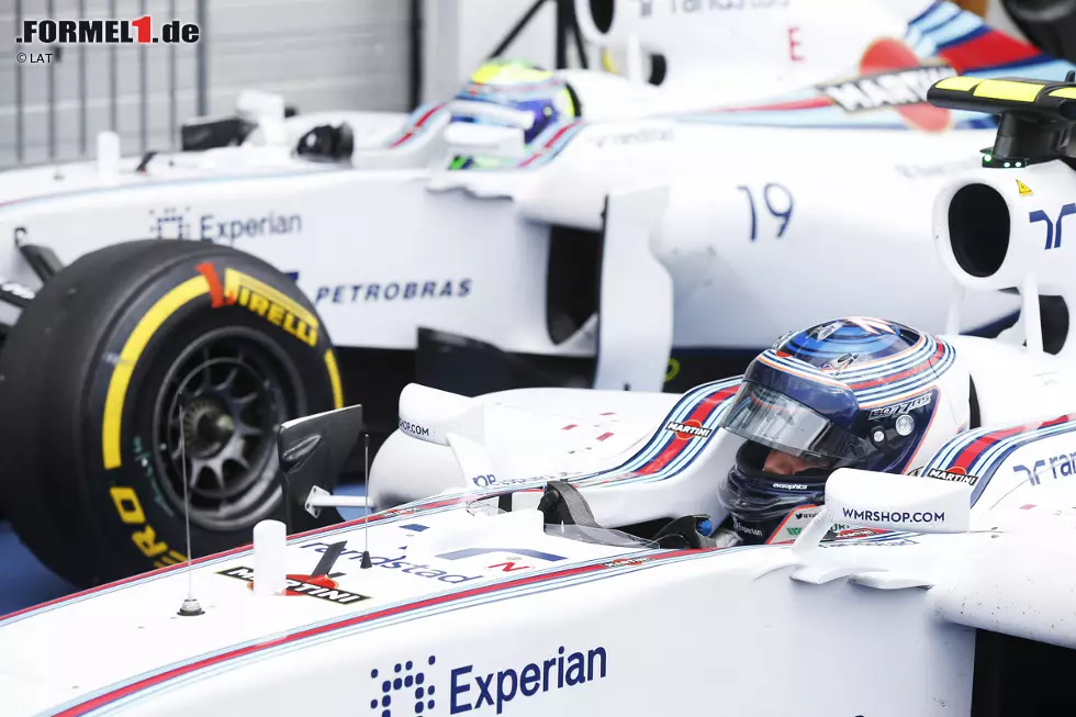 Foto zur News: Valtteri Bottas (Williams) und Felipe Massa (Williams)