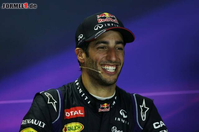 Foto zur News: Nach dem Rennen konnte Daniel Ricciardo über den Vorfall lachen