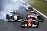 Gallerie: Fernando Alonso (Ferrari), Nico Rosberg (Mercedes) und Jean-Eric Vergne (Toro Rosso)