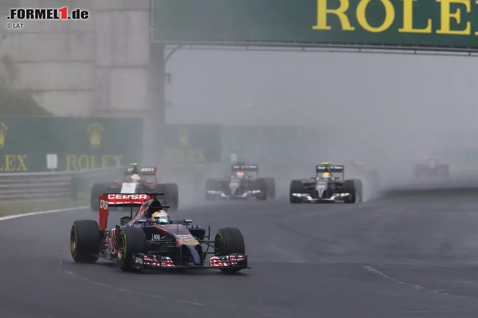 Jean-Eric Vergne (Toro Rosso), Sergio Perez (Force India), Adrian Sutil (Sauber) und Esteban Gutierrez (Sauber) Foto zur News: Jean-Eric Vergne (Toro Rosso), Sergio Perez (Force India), Adrian Sutil (Sauber) und Esteban Gutierrez (Sauber)