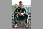 Foto zur News: Andre Lotterer (Caterham) mit Audi-Schuhen