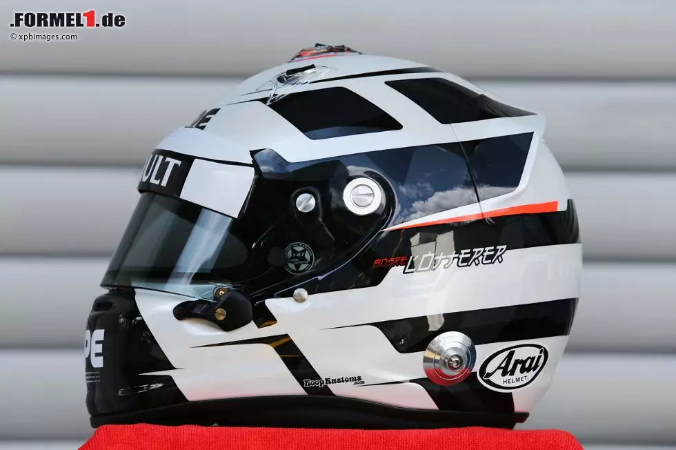 Foto zur News: Helm von Andre Lotterer (Caterham)