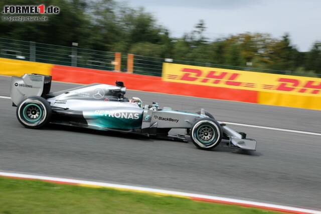 Foto zur News: Lewis Hamilton holte sich die Tagesbestzeit am Freitag in Spa-Francorchamps