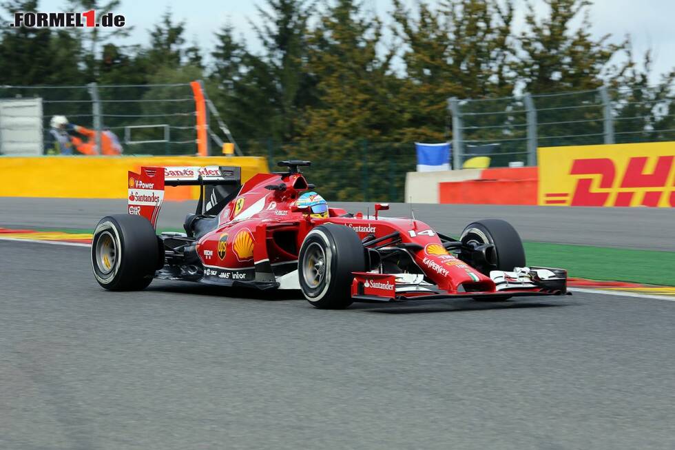 Foto zur News: Fernando Alonso beeindruckte am Freitag in Belgien mit einem guten Tempo