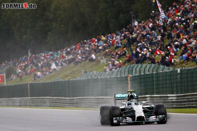 Foto zur News: Nico Rosberg fuhr seine erste Pole-Position in Spa-Francorchamps ein